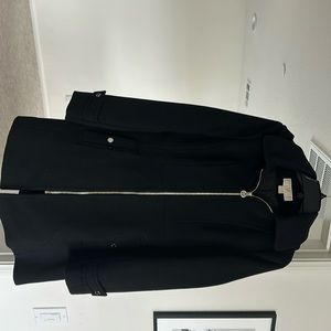 black trench  coat